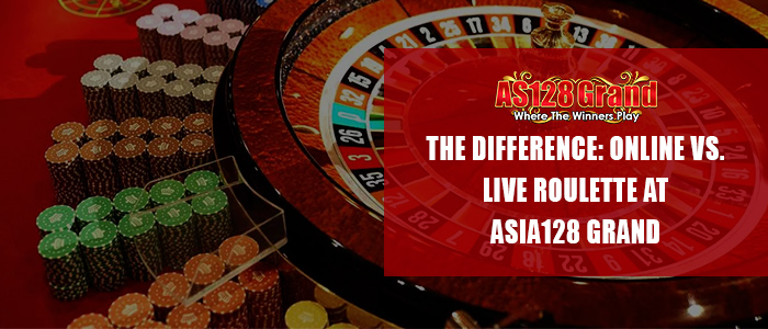 Comparision of online and live roulette