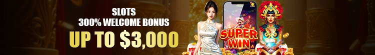 SLOTS 300% WELCOME BONUS UP TO $3000 on AS128 Grand!